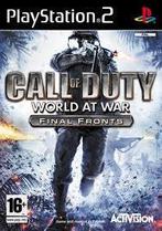 Call of Duty World at War - Final Fronts PS2 Morgen in huis!, Vanaf 12 jaar, Avontuur en Actie, Ophalen of Verzenden, 1 speler