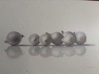 Thom Boekhoven (XX) - Stilleven met witte uiten, Antiek en Kunst, Kunst | Schilderijen | Modern