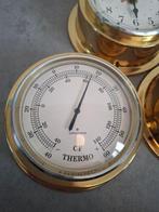 junghans Klok barometer thermometer (3) - Messing -