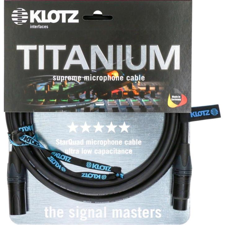 Klotz TI-M2000 High-end XLR microfoonkabel 20 meter, Audio, Tv en Foto, Audiokabels en Televisiekabels, Verzenden