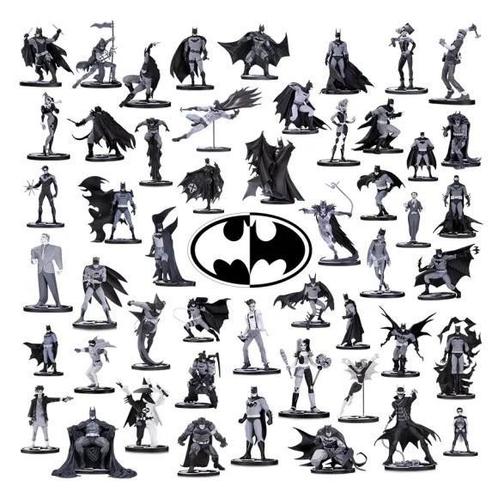 Unieke en Zeldzame Batman Black and White Statues, Verzamelen, Stripfiguren, Beeldje of Figuurtje, Nieuw, Ophalen of Verzenden
