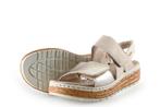 Rieker Sandalen in maat 40 Zilver | 10% korting, Kleding | Dames, Overige kleuren, Verzenden, Sandalen of Muiltjes, Zo goed als nieuw