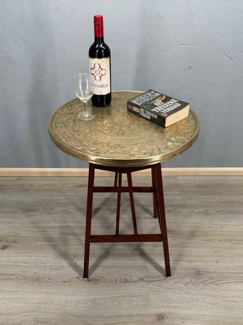 Schitterende jugendstil rokerstafel met mooie patina. -, Antiek en Kunst, Kunst | Designobjecten