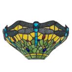 Tiffany wandlamp – Libelle – B 31,5 × H 16,5 cm (Art. 7701), Huis en Inrichting, Lampen | Wandlampen, Verzenden, Nieuw