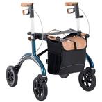 Saljol Carbon lichtgewicht rollator - Blauw, Small, Diversen, Rollators, Ophalen of Verzenden, Nieuw