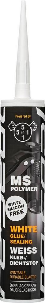 5in1 MS Polymer Patroon 290ml Wit, Verzenden, Nieuw