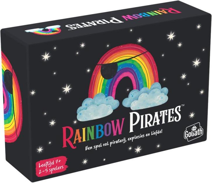Rainbow Pirates NL | Goliath - Gezelschapsspellen, Hobby en Vrije tijd, Gezelschapsspellen | Bordspellen, Nieuw, Verzenden