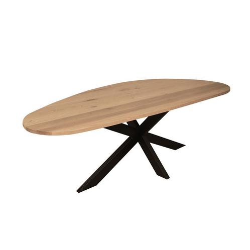 *WOONWINKEL* Starfurn Cloud Eiken Eettafel Organische Vorm 2, Huis en Inrichting, Tafels | Eettafels, Nieuw, Verzenden