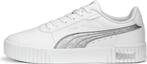 PUMA Carina 2.0 Space Met Dames Sneakers - White/MatteSilver, Kleding | Dames, Schoenen, Verzenden, Nieuw