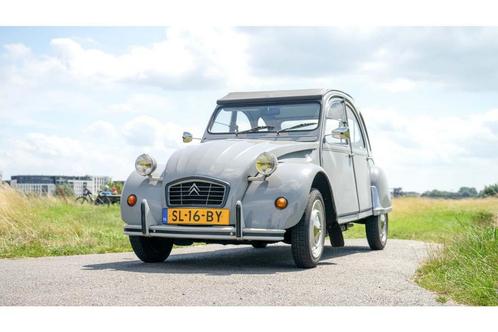 Citroën 2CV 0.6 Spec S6 1987 Grijs, Auto's, Citroën, Te koop, Handgeschakeld, Hatchback, Zilver of Grijs, Blauw, Stof, 2CV, Benzine