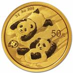 Gouden China Panda 3 gram 2022, Postzegels en Munten, Munten | Azië, Goud, Oost-Azië, Losse munt, Verzenden