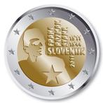 Slovenië 2 Euro Franc Rozman 2011, Postzegels en Munten, Munten | Europa | Euromunten, Verzenden