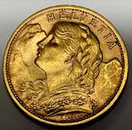 Zwitserland. 20 Francs 1927 Oro/Gold Helvetia (Zonder