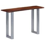 vidaXL Wandtafel 115x35x76 cm massief acaciahout en ijzer, Huis en Inrichting, Tafels | Bijzettafels, Verzenden, Nieuw