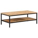 vidaXL Salontafel 100x50x35 cm massief ruw mangohout, Huis en Inrichting, Verzenden, Nieuw, Overige houtsoorten, 100 tot 150 cm