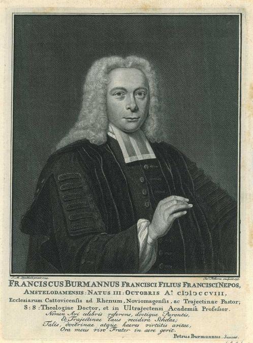Portrait of Frans III Burman, Antiek en Kunst, Kunst | Etsen en Gravures
