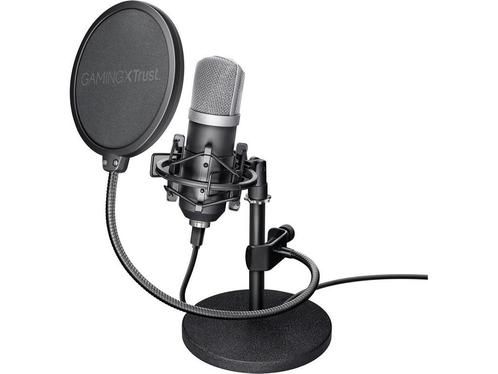Trust GXT 252 Emita - USB Studio Microfoon met Popfilter -, Muziek en Instrumenten, Microfoons, Zo goed als nieuw, Verzenden