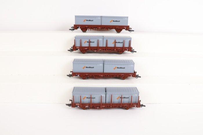 Roco H0 - 46320 - Modeltrein goederenwagon (4) - Tweeassige, Hobby en Vrije tijd, Modeltreinen | H0