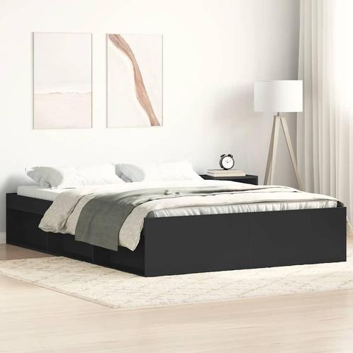 vidaXL Bedframe zwart 150x200 cm King Size, Huis en Inrichting, Slaapkamer | Bedden, Overige maten, 200 cm, Zwart, Tweepersoons