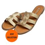 Goud kleurige Slippers, Ophalen of Verzenden, Nieuw, Slippers