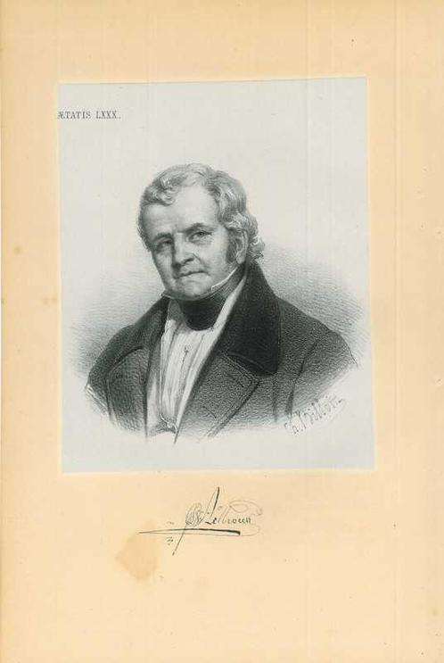 Portrait of Jean-Louis van Aelbroeck, Antiek en Kunst, Kunst | Etsen en Gravures