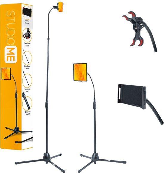 2dekans | Studio Me telefoon houder - 75 cm - Zwart -, Audio, Tv en Foto, Fotografie | Statieven en Balhoofden, Zo goed als nieuw