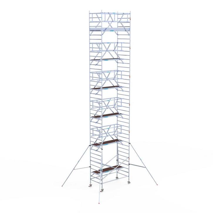 Rolsteiger Professional 135x250 13,2m werkhoogte vrijstaand, Doe-het-zelf en Verbouw, Steigers, Rolsteiger of Kamersteiger, Nieuw