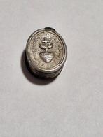 Reliekhouder - Glas, Textiel, Zilver - 1850-1900 - Sainte, Antiek en Kunst