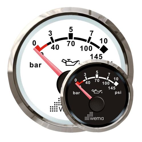 Wema NMEA 2000 Oliedrukmeter-Wit, Watersport en Boten, Navigatiemiddelen en Scheepselektronica, Nieuw, Ophalen of Verzenden