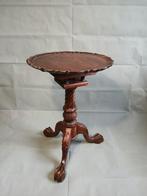 Tripod til-top table with claw & ball feet - Tafel - Hout, Antiek en Kunst