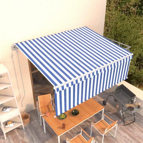 vidaXL Luifel automatisch uittrekbaar met rolgordijn 4,5x3 m, Tuin en Terras, Zonneschermen, Nieuw, Verzenden