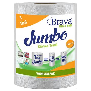 ACTIE: 1 Maxi XXL Rol - Brava - Super Keukenpapier - Ultra beschikbaar voor biedingen