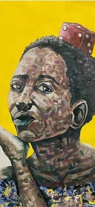 Siyambonga Magwentshu - Dice Roller 4, Antiek en Kunst, Kunst | Niet-Westerse kunst