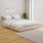vidaXL Bedframe massief hout wit 140x200 cm, Verzenden, Wit, 140 cm, 200 cm