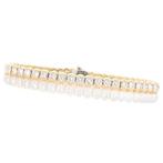 Armband - 18 karaat Geel goud -  4.85ct. tw. Diamant