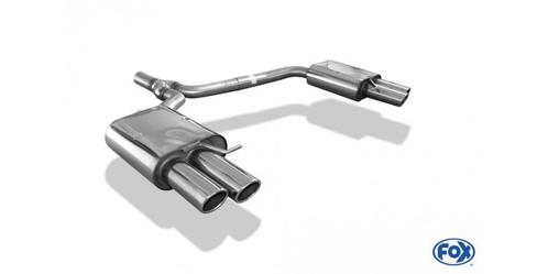 FOX Audi A4 B8 Sedan/ Avant + S-Line einddemper rechts/links, Auto-onderdelen, Uitlaatsystemen, Nieuw, Verzenden