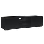 TV meubel Seattle tv kast MDF 34,5x120x40 zwart hoogglans, Huis en Inrichting, Kasten | Televisiemeubels, Verzenden, Nieuw