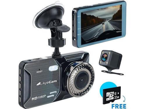 AyeCam Dashcam Pro – Dashcam voor Auto voor en Achter - FULL, Huis en Inrichting, Woonaccessoires | Overige, Zo goed als nieuw