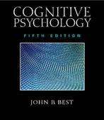 Cognitive Psychology 9780534354176 John B. Best, Verzenden, Zo goed als nieuw, John B. Best