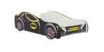 Autobed Batcar - kinderbed - 140x70cm - zwart geel, Kinderen en Baby's, Kinderkamer | Bedden, Ophalen of Verzenden, Nieuw