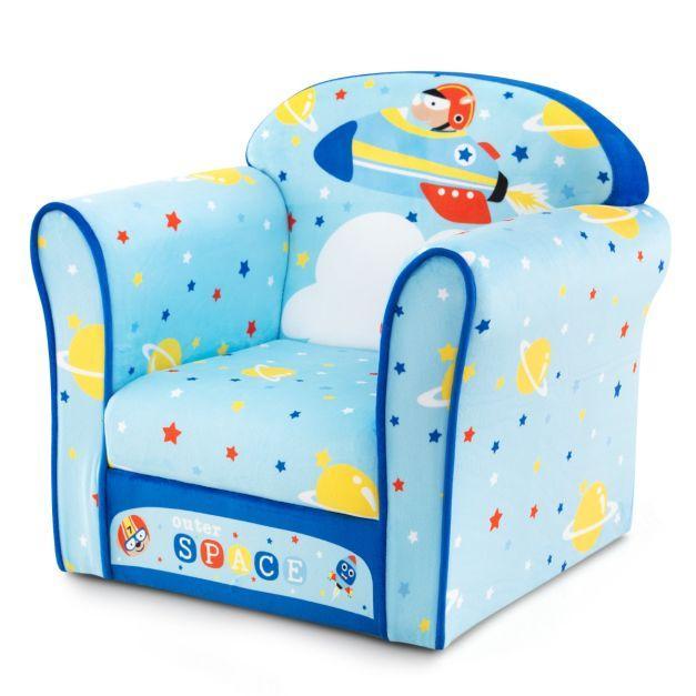 2dekans | Comfortabele en Veilige Fluwelen Kinderfauteuil, Kinderen en Baby's, Kinderstoelen, Zo goed als nieuw, Ophalen of Verzenden