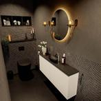 MONDIAZ FOWY toiletmeubel 120cm kleur talc. Waskom positie, Ophalen of Verzenden, Nieuw, Bad