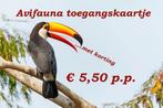 Toegangskaartje Avifauna met Euro 5,50 korting p.p., Tickets en Kaartjes, Kortingen en Cadeaubonnen