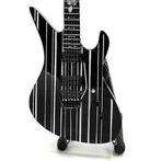 Miniatuur Schecter Custom-S gitaar met gratis standaard, Ophalen of Verzenden, Nieuw, Pop, Beeldje of Miniatuur