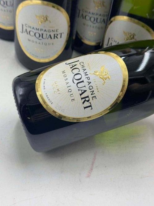 Jacquart, Mosaïque Demi Sec - Champagne Demi-Sec - 6 Flessen, Verzamelen, Wijnen