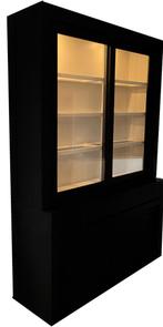 Buffetkast zwart design 180 x 240cm led verlichting, Ophalen of Verzenden, Nieuw