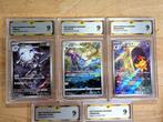 Pokémon - 5 Graded card - Steelix, Vaporeon, Charizard,, Nieuw