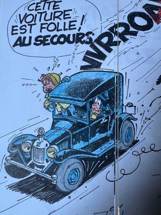 Jidéhem - 1 Originele tekening in kleur - Sophie - Qui fait, Boeken, Stripboeken