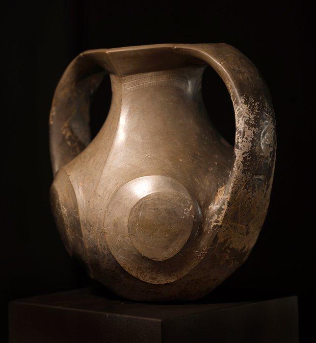 Asia Terracotta wervelende ogen amfoor uit de Han-periode, Verzamelen, Mineralen en Fossielen