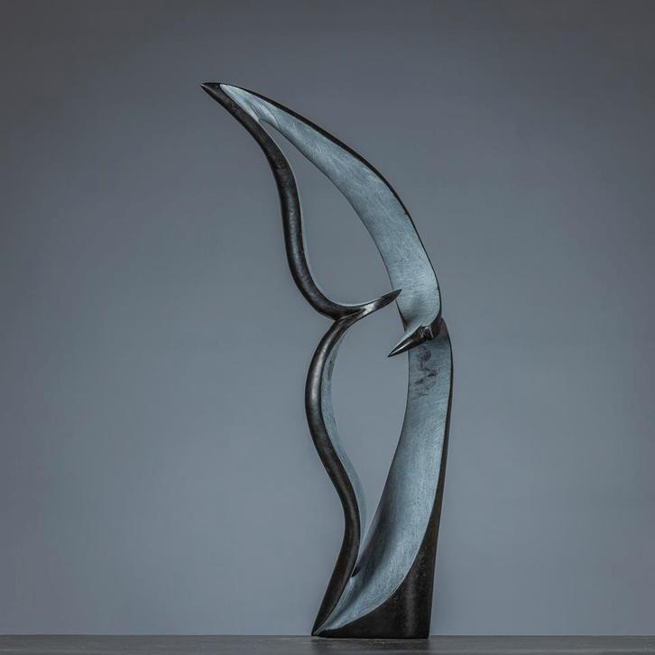 Beeld - Flying birds, Antiek en Kunst, Kunst | Niet-Westerse kunst, Ophalen of Verzenden